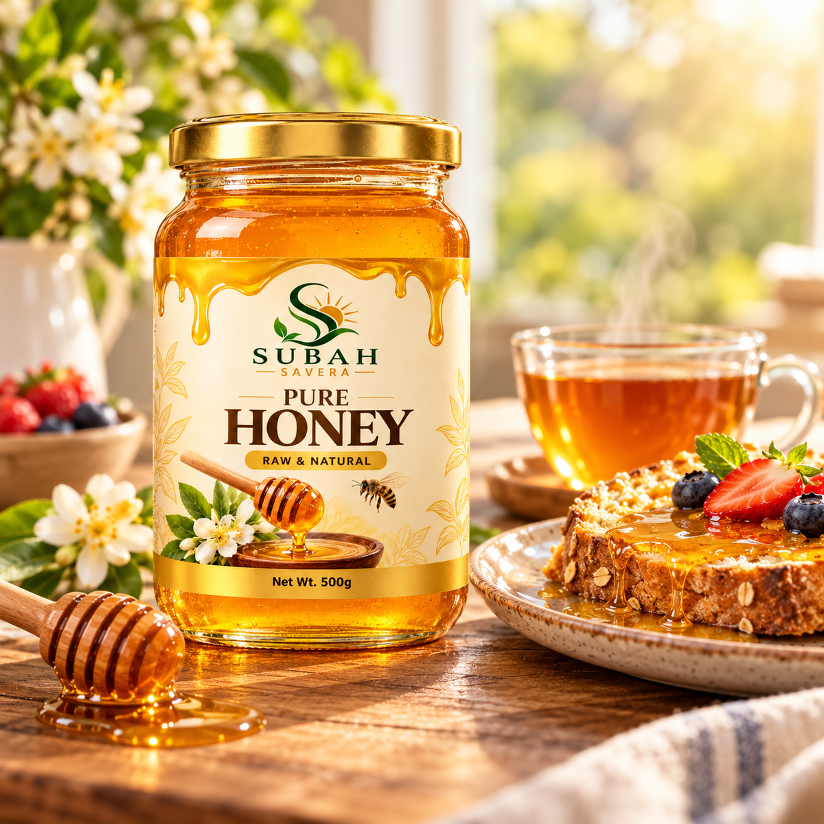 Subah Savera Pure Honey – Raw & Natural Honey